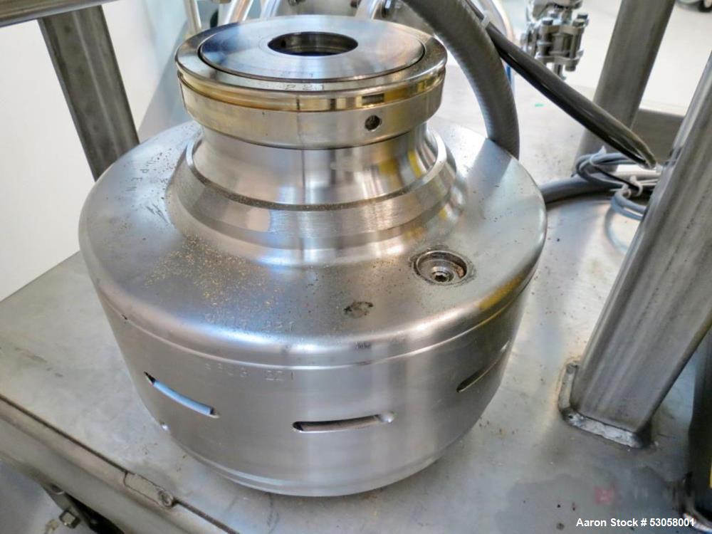 Used-GEA DSE 10-06-077 Self-Cleaning Disc Stack Centrifuge Separator, S/N 96034-221. Bowl VFD Drive, Allen Bradley PLC Panel...