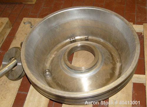 Used Sudmo 85,000 pph separator/clarifier centrifuge, model MKRS-330U-KG.
