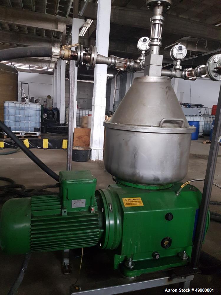 Used Pieralisi SD 300BD Desludger Disc Centrifuge