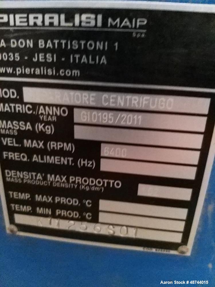 Used Pieralisi Saturno Separator