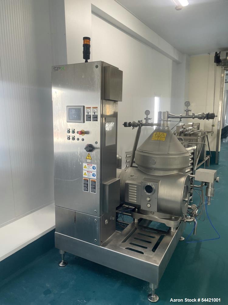 Used SPX Flow SE 20HFX-Q3P2 Self-Cleaning Centrifugal Separator – High-Speed Stainless Steel Dairy & Liquid Processing System