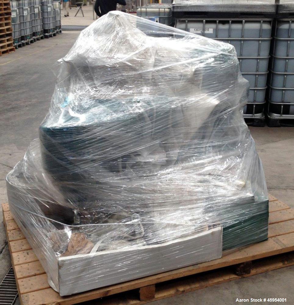 Unused - GEA Westfalia  ASD-50-03-077 Desludger Disc Centrifuge, max bowl speed 6800 min. light phase gravity over-flow, heavy phase centripetal pump liquid discharge, 22 kw drive motor (3-phase AC m...