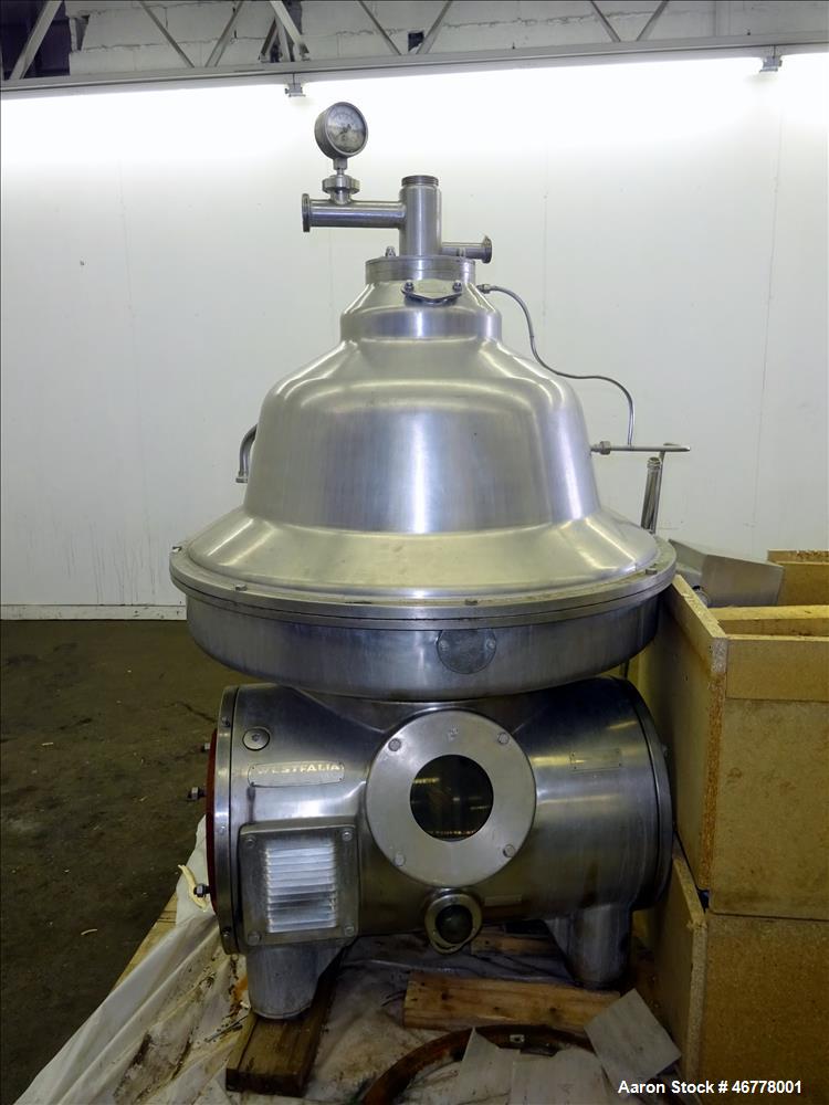 Used GEA Westfalia CNB-130-01-076 "Bactofuge" Desludger Disc Centrifuge