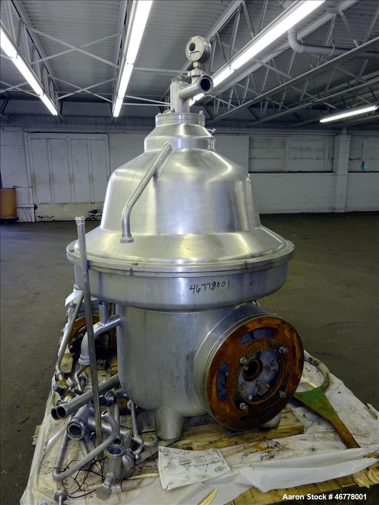 Used- GEA Westfalia CNB-130-01-076 "Bactofuge" Desludger Disc Centrifuge