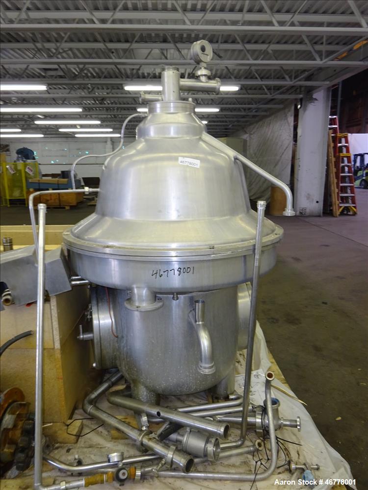 Used- GEA Westfalia CNB-130-01-076 "Bactofuge" Desludger Disc Centrifuge