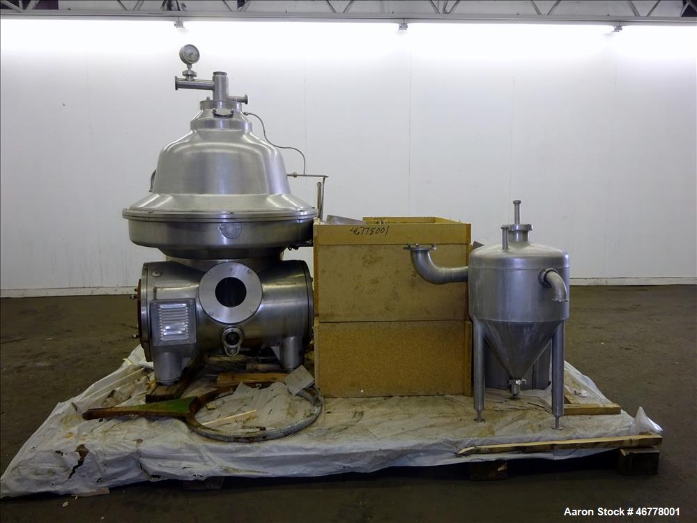 Used GEA Westfalia CNB-130-01-076 "Bactofuge" Desludger Disc Centrifuge