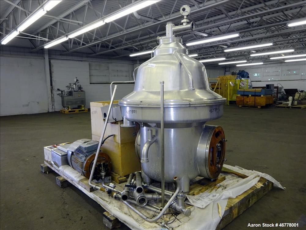 Used GEA Westfalia CNB-130-01-076 "Bactofuge" Desludger Disc Centrifuge