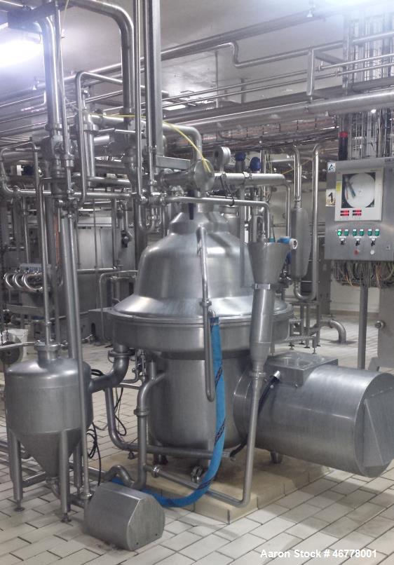 Used GEA Westfalia CNB-130-01-076 "Bactofuge" Desludger Disc Centrifuge