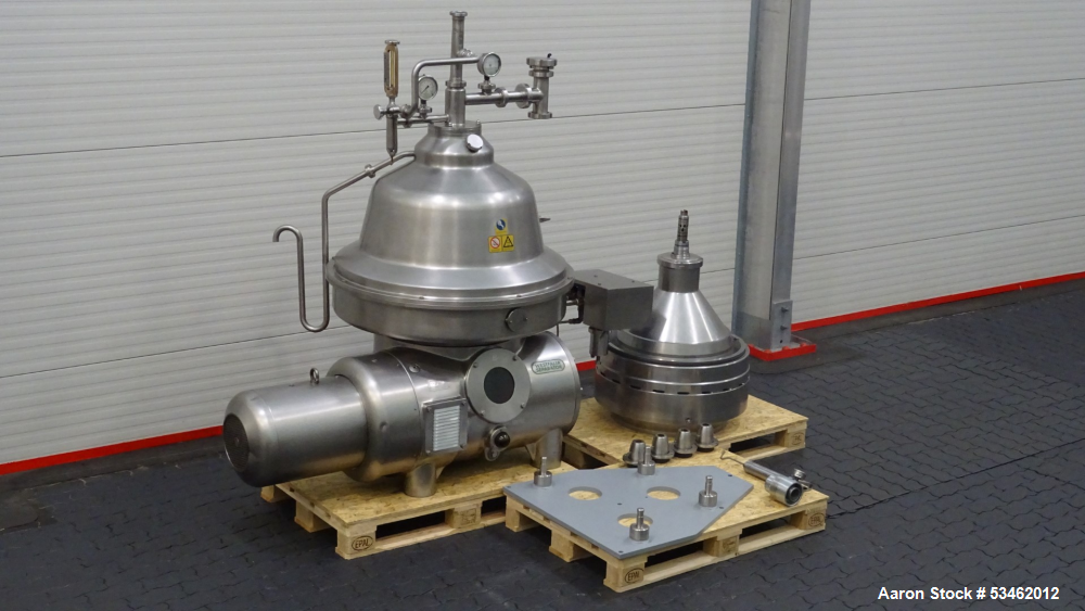 Used Westfalia CNB-215-01-076 Bactofuge Desludger Disc Centrifuge | Dairy Separation System