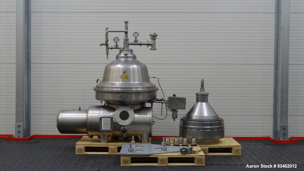 Used Westfalia CNB-215-01-076 Bactofuge Desludger Disc Centrifuge | Dairy Separation System