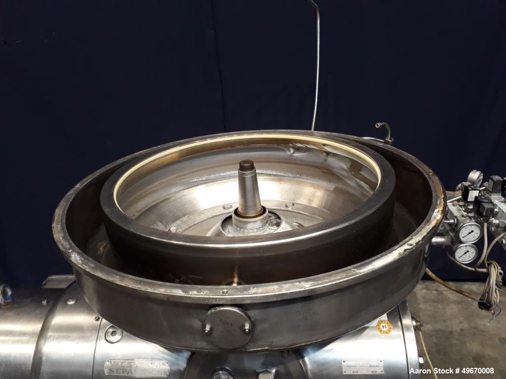 Used Westfalia CNA-215-47-076 Desludger Disc Centrifuge