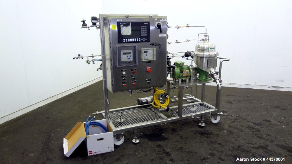 Used Stainless Steel Westfalia Ultra Polishing Desludger Disc Centrifuge, CSA 1