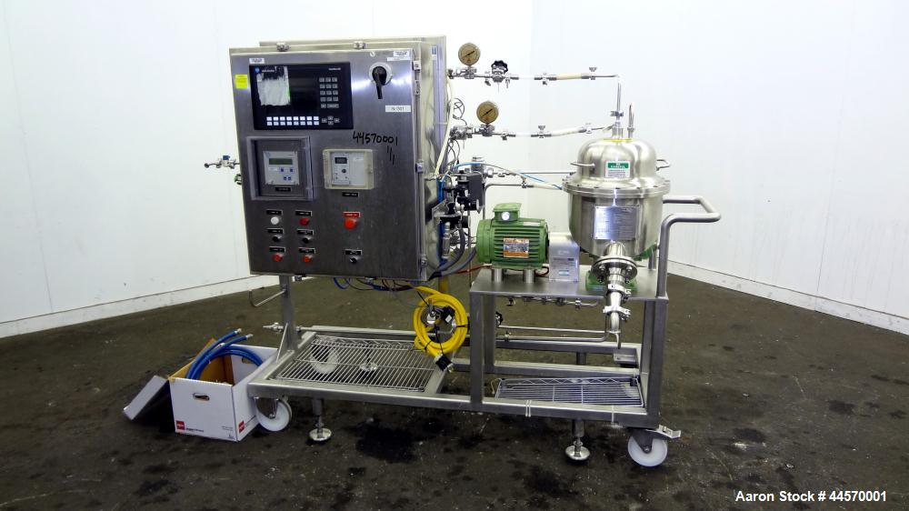 Used Stainless Steel Westfalia Ultra Polishing Desludger Disc Centrifuge, CSA 1