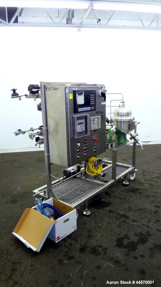 Used Stainless Steel Westfalia Ultra Polishing Desludger Disc Centrifuge, CSA 1