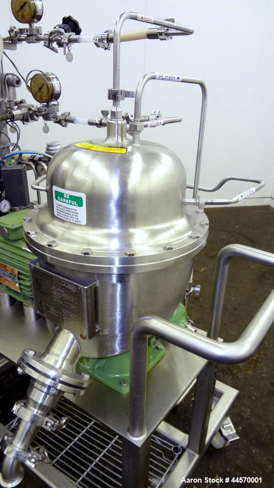 Used Stainless Steel Westfalia Ultra Polishing Desludger Disc Centrifuge, CSA 1
