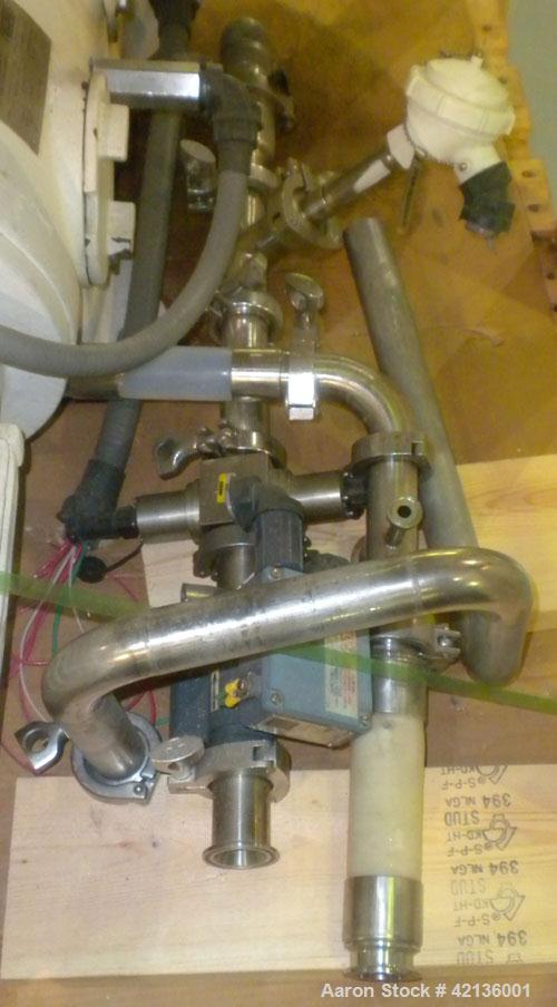 Used Westfalia CSA-19-06-476  "Ultra Polishing" Desludger Disc Centrifuge, 316 stainless steel (product contact areas). Max bowl speed 9150 rpm, clarifier design (liquid/solid separation), centripeta...