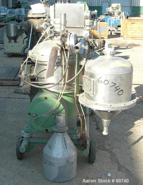 Used Stainless Steel Westfalia "Ultra Polishing" Desludging Disc Centrifuge, CSA-19-47-476 