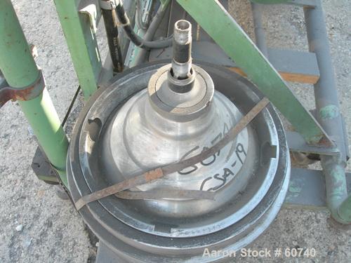 Used Stainless Steel Westfalia "Ultra Polishing" Desludging Disc Centrifuge, CSA-19-47-476 
