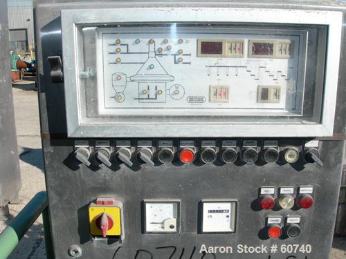Used Stainless Steel Westfalia "Ultra Polishing" Desludging Disc Centrifuge, CSA-19-47-476 