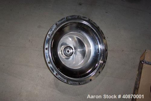 Used Westfalia CSA-1-06-476 "Ultra Polishing" desludger disc centrifuge. 316 stainless steel construction on product contact areas, clarifier design (liquid/solids), centripetal pump liquid discharge...