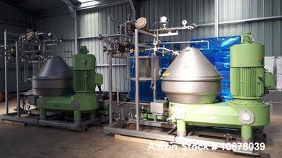 Used Westfalia GSC-150-06-177 Desludger Disc Centrifuge
