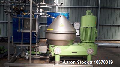 Used Westfalia GSC-150-06-177 Desludger Disc Centrifuge