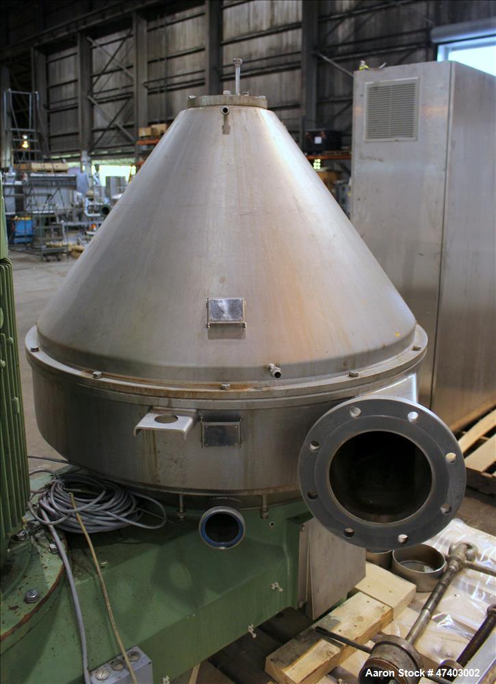 Used Westfalia Desludger Disc Centrifuge, Model GSE-200-06-777