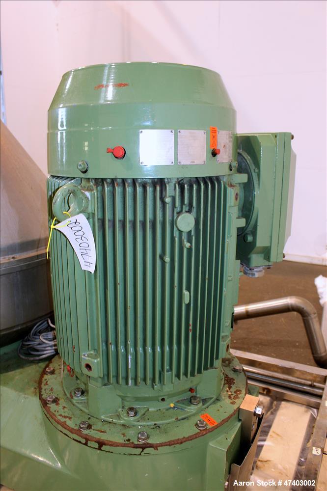 Used Westfalia Desludger Disc Centrifuge, Model GSE-200-06-777
