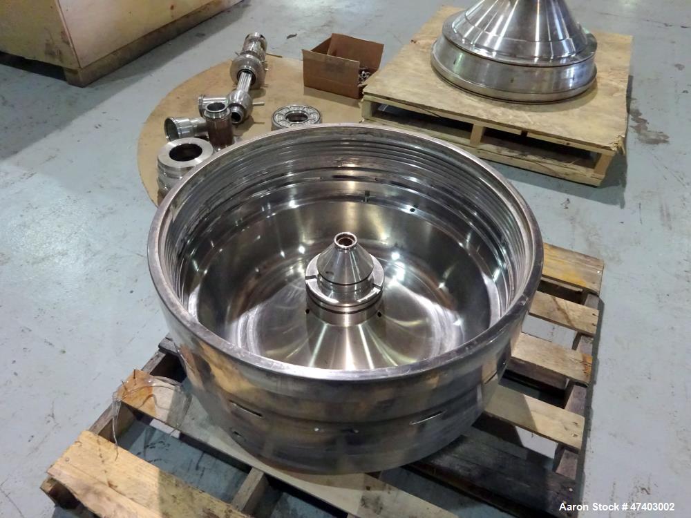 Used Westfalia Desludger Disc Centrifuge, Model GSE-200-06-777