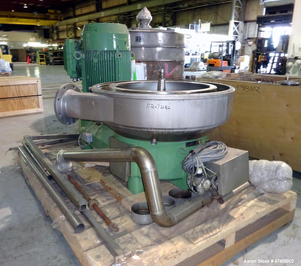Used Westfalia Desludger Disc Centrifuge, Model GSE-200-06-777