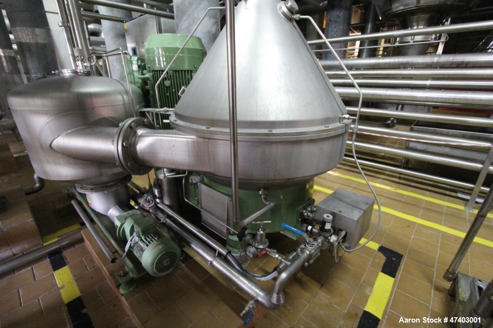 Used Westfalia GSE-200-06-777 Desludger Disc Centrifuge