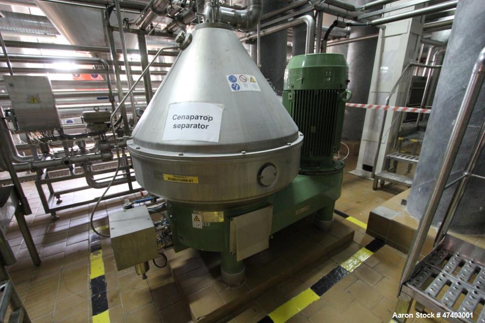 Used Westfalia GSE-200-06-777 Desludger Disc Centrifuge