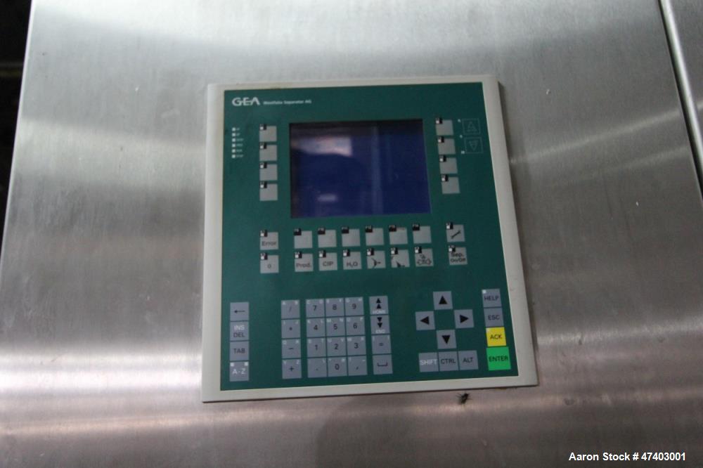 Used Westfalia GSE-200-06-777 Desludger Disc Centrifuge
