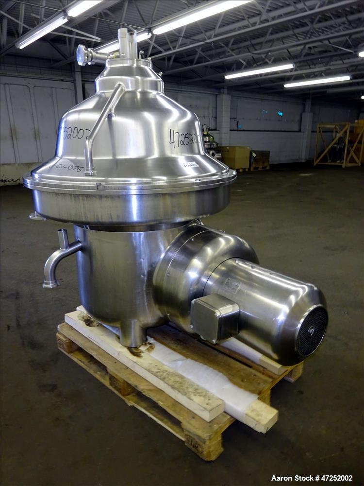 Used Westfalia MSA-100-01-076 Desludger Disc Centrifuge.