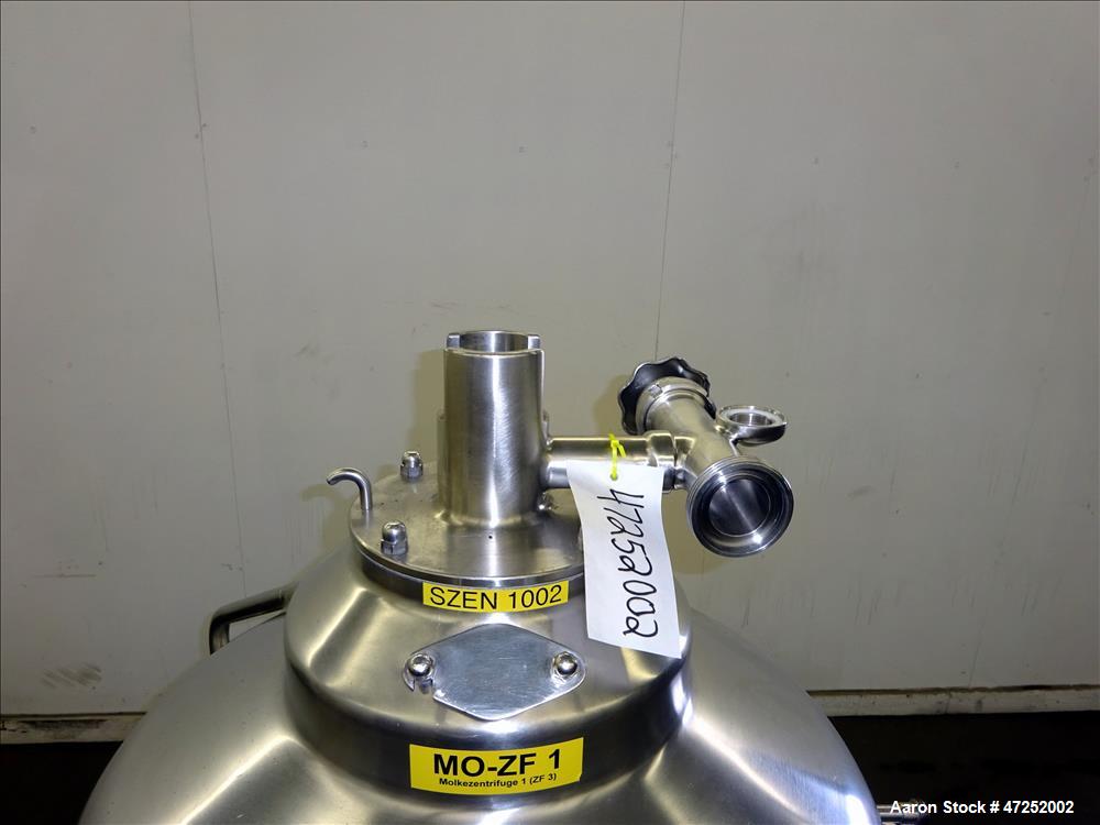 Used Westfalia MSA-100-01-076 Desludger Disc Centrifuge.