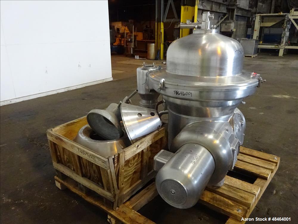 Used Westfalia MSA-100-01-076 Desludger Disc Centrifuge