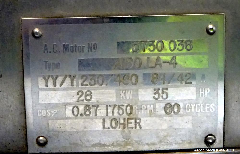 Used Westfalia MSA-100-01-076 Desludger Disc Centrifuge
