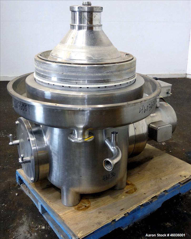 Used Westfalia MSA-120-01-076 Disc Centrifuge