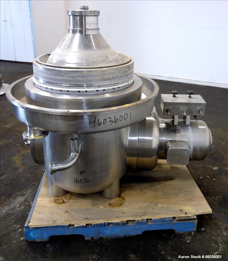 Used- Westfalia MSA-120-01-076 Disc Centrifuge