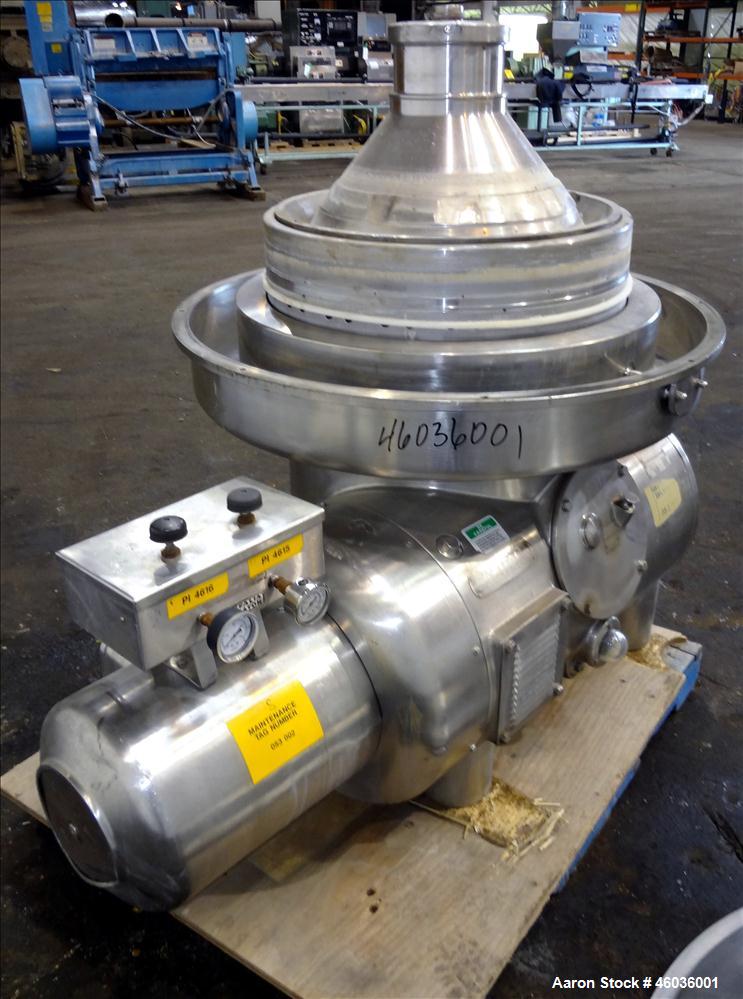 Used Westfalia MSA-120-01-076 Disc Centrifuge
