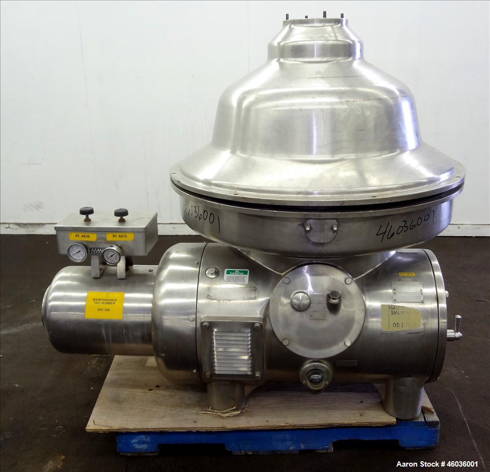 Used Westfalia MSA-120-01-076 Disc Centrifuge