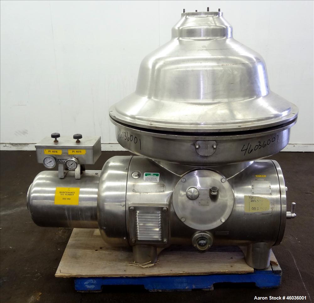 Used- Westfalia MSA-120-01-076 Disc Centrifuge