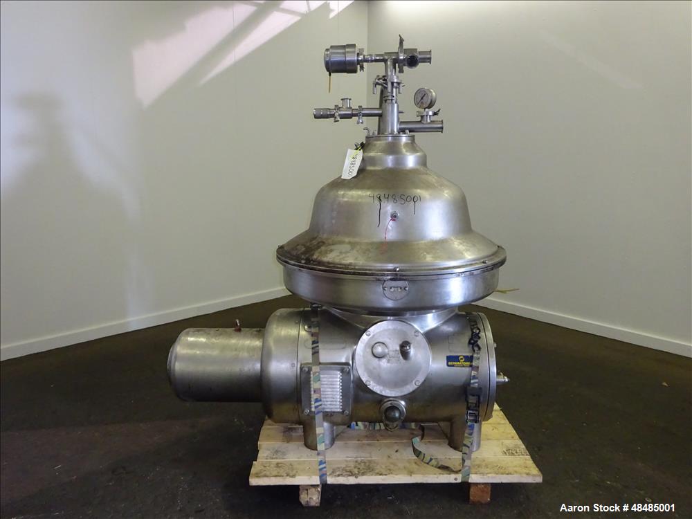 Used Westfalia MSA-120-01-076 Desludger Disc Centrifuge