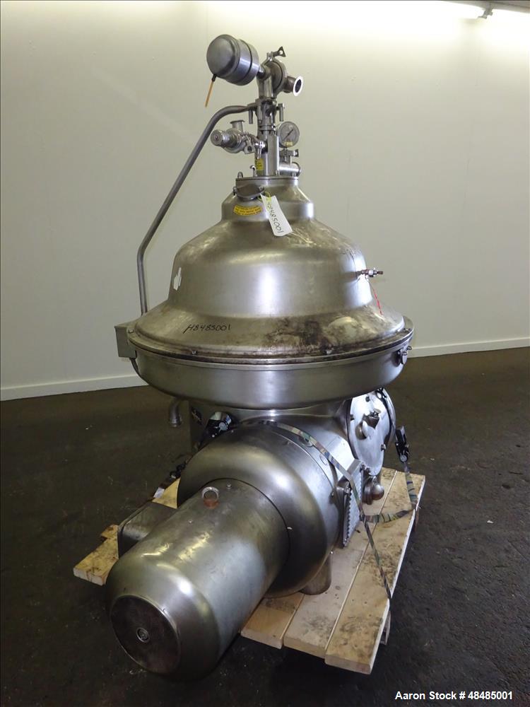 Used Westfalia MSA-120-01-076 Desludger Disc Centrifuge