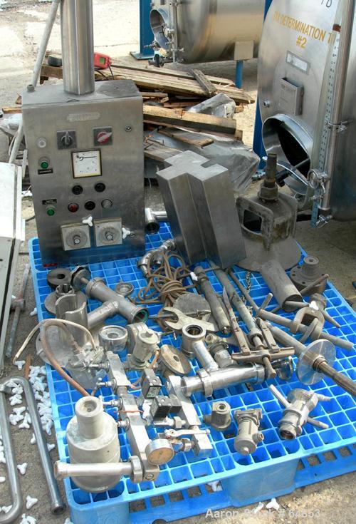 USED: Westfalia MSA-120-01-0076 desludger disc centrifuge. 316 stainless steel construction. Max bowl speed 4500 rpm, separator design, direct drive, 22 kw Loher A180LA-4XP drive motor 380/3/50, (1) ...