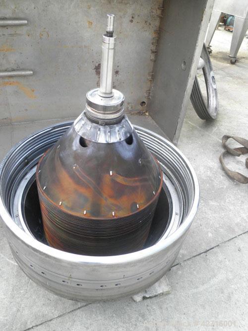 Used Stainless Steel Westfalia Desludger Disc Centrifuge, MSA-120-47-076