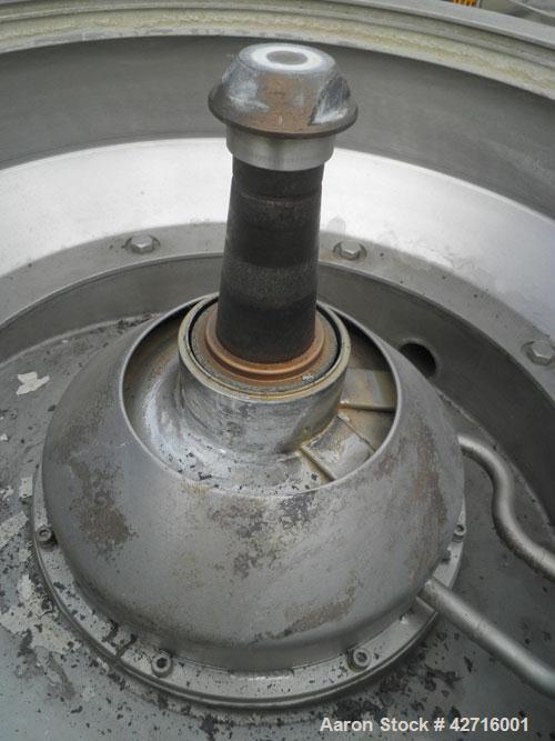 Used Stainless Steel Westfalia Desludger Disc Centrifuge, MSA-120-47-076