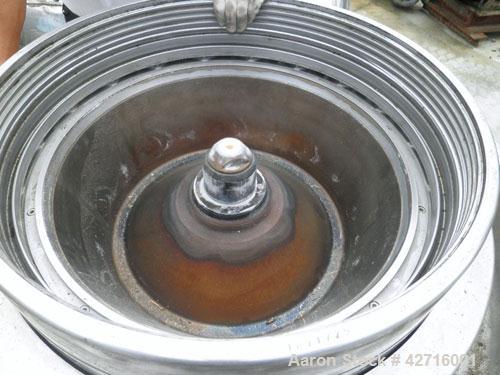 Used Stainless Steel Westfalia Desludger Disc Centrifuge, MSA-120-47-076