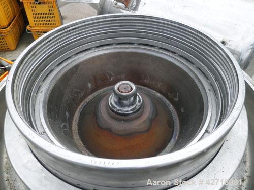 Used Stainless Steel Westfalia Desludger Disc Centrifuge, MSA-120-47-076