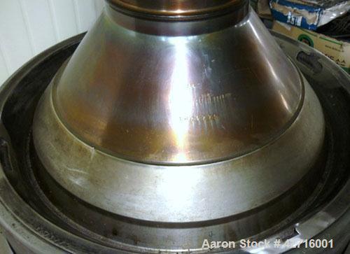 Used Stainless Steel Westfalia Desludger Disc Centrifuge, MSA-120-47-076